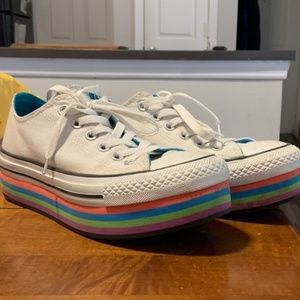 Converse All Star platform sneakers